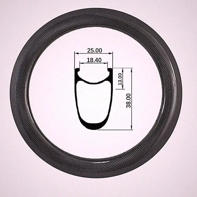 16 Inch 349 Carbon BMX Folding Bike Rims Clincher V/Disc Brake Bicycle Wheels