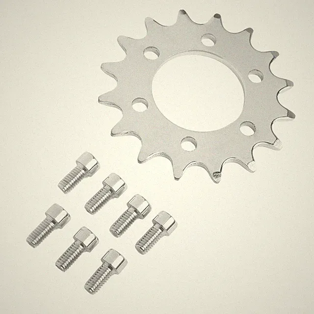 16 Teeth Fixed Gear for Bicycles Compatible with 44mm Brake Disc Mount
