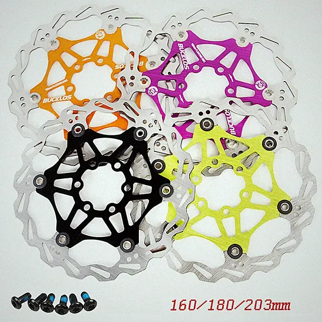 160/180/203mm Bike Floating Disc Brake Rotor for Hope MTB Road Bicycle 6 Bolt US