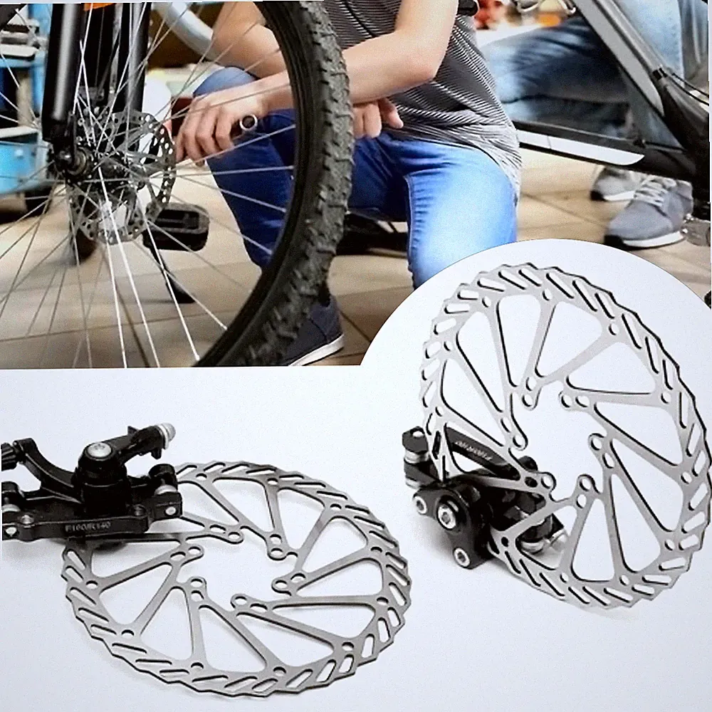 160 mm Bike Disc Brake Front & Rear Disc Rotor Brake Kit for Mountain Bicycle