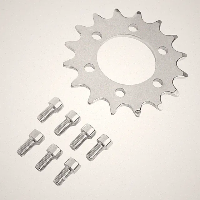 16T Steel Fixed Gear Disc Brake Mount Sprocket for Electric For Bicycles