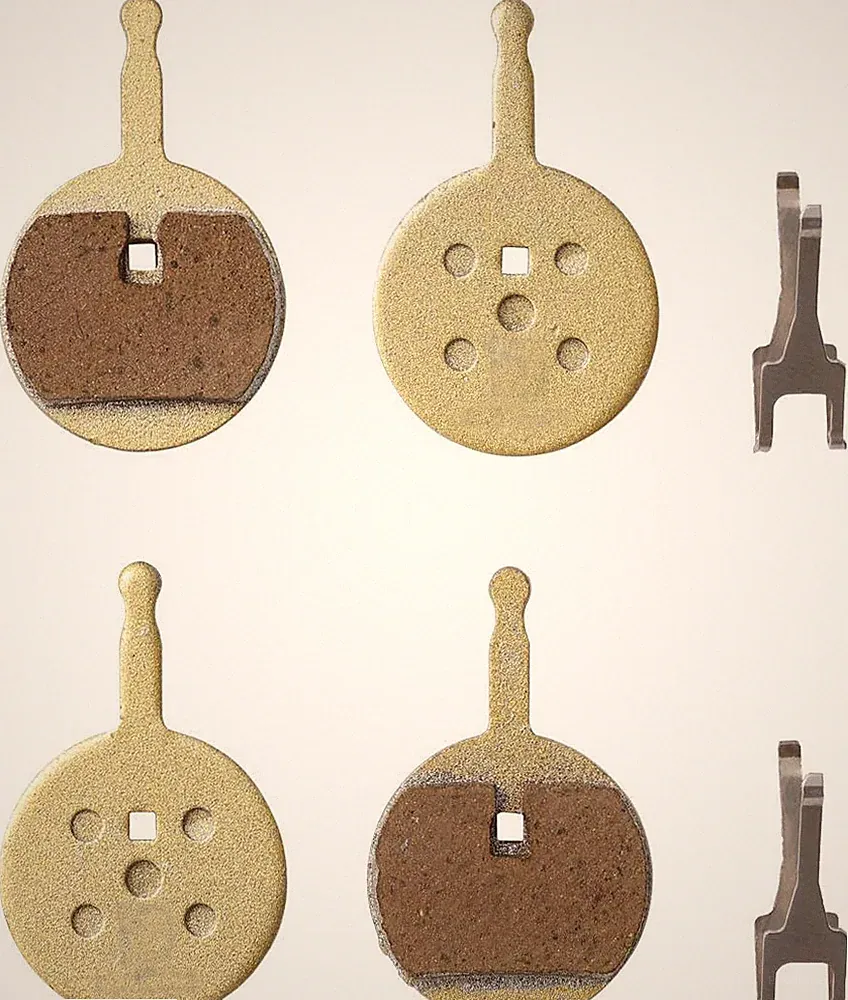 2 Pairs Bicycle Disc Brake Pads for Avid BB5 Mechanical Disc Brake Metal Pads