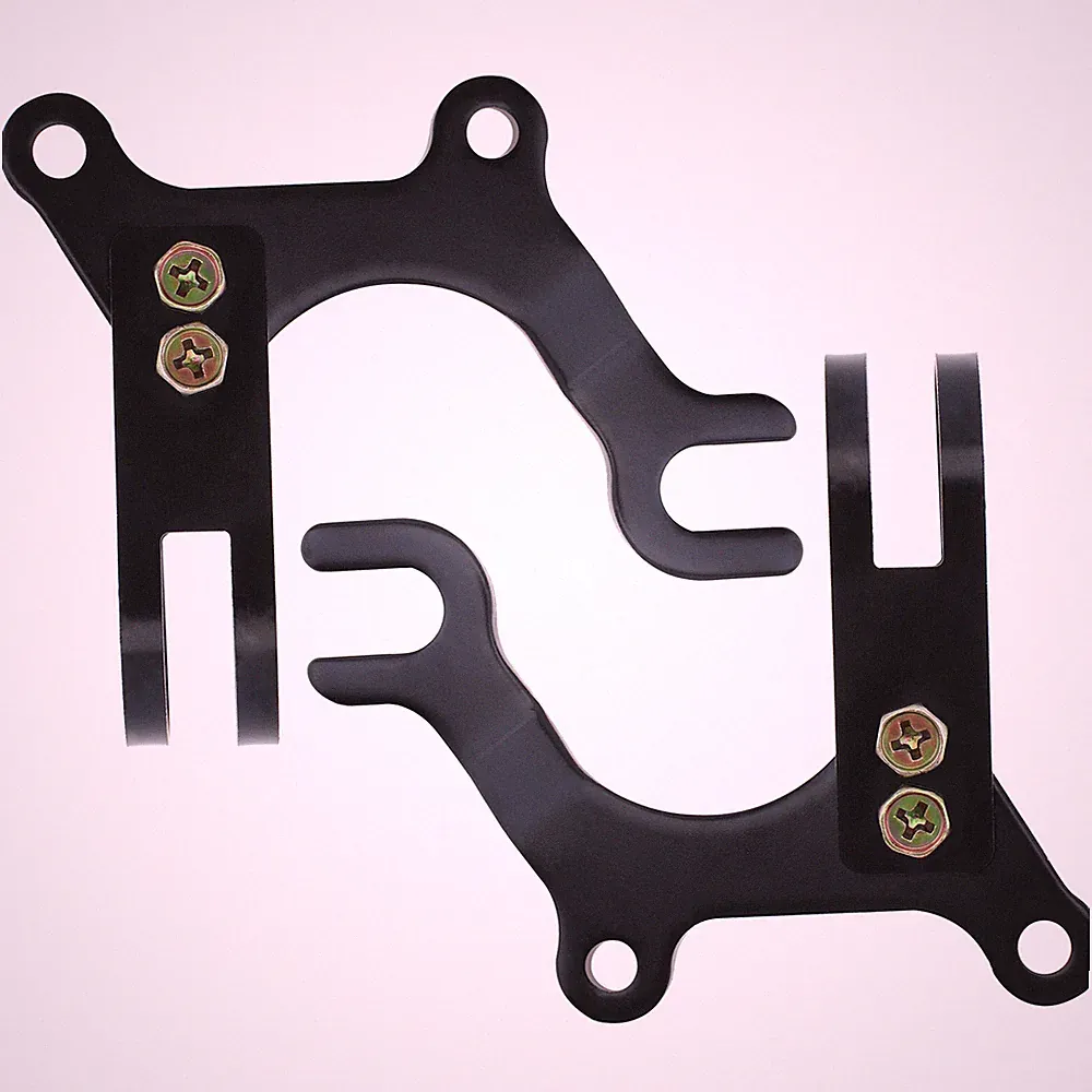 2X Bike Disc Brake Bracket Adapter Mountain Bicycle Frame Conversion Holder Kit