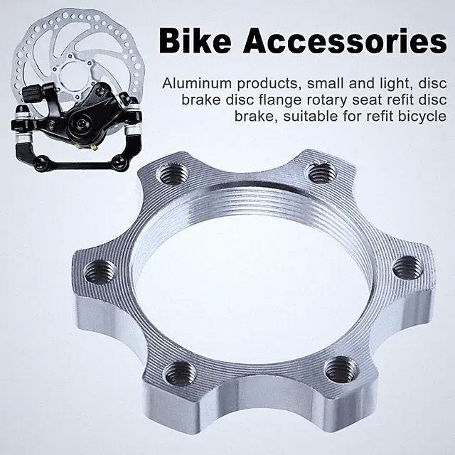 6pcs Bike Disc Brake Rotor Adapter Bike Wheel Spacers Disc Brake Adapter Disc