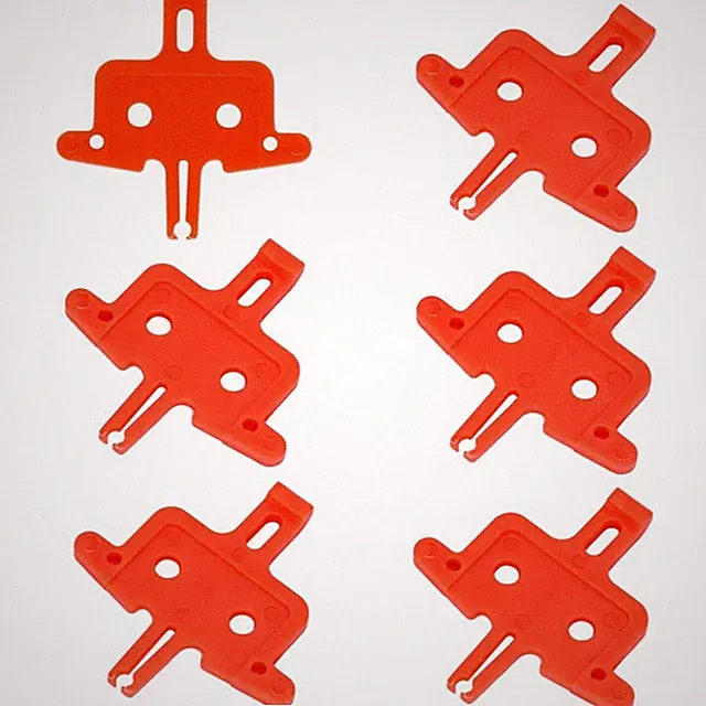 6PCS Brake Pads Spacer Disc Brake Pads Spacer Bike Brake Pad Spreader Cycling Re
