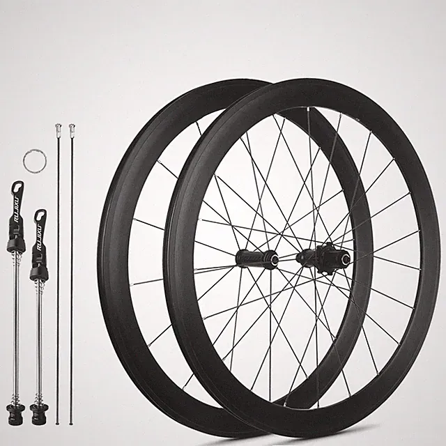 700C Aluminum Alloy Wheelset for Road Bike 30/40/50mm Height V-Brake Wheels