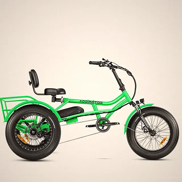Addmotor M-360II 750W 20Ah Rear Motor Fat Tire 20" Semi-Recumbent E-Tricycle