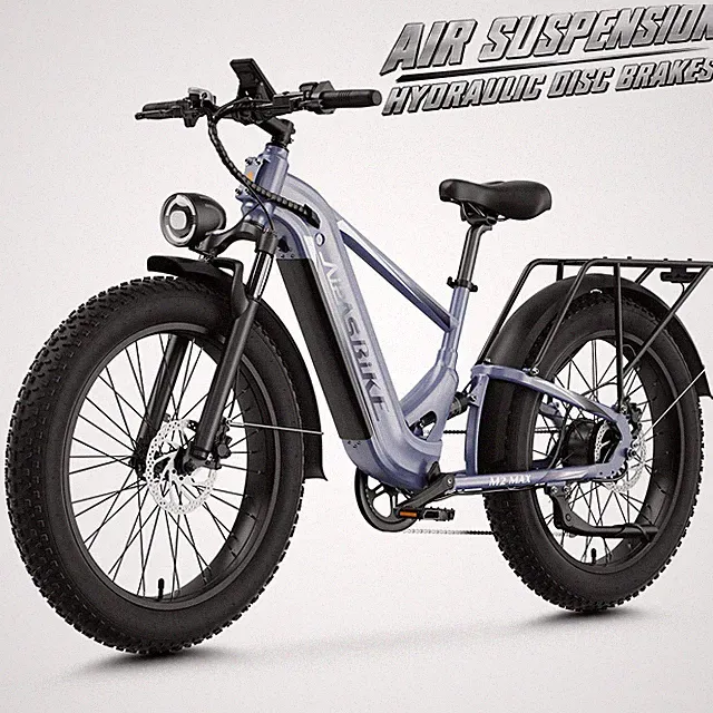Aipas M2 Max 26" Fat Tire Electric Bike 1800W Hydraulic Disc Brake Adult
