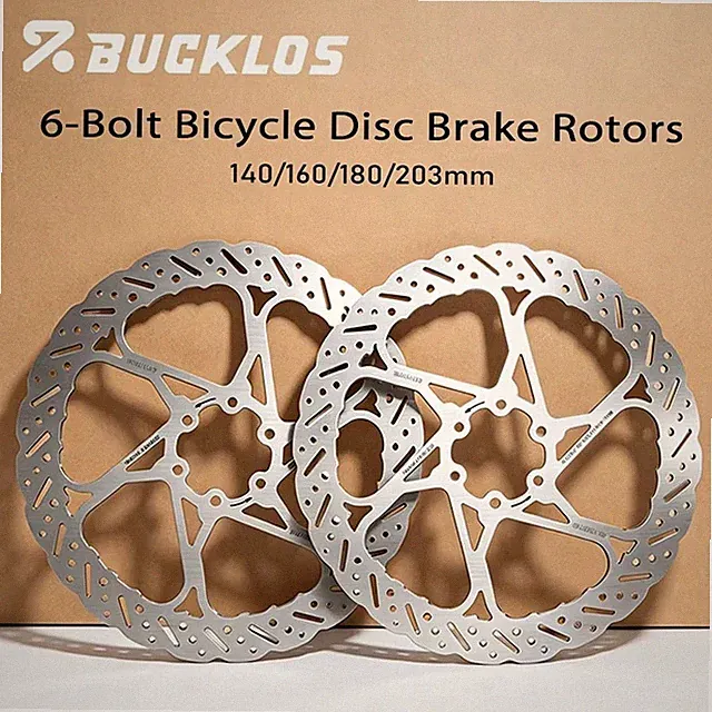 Bicycle Disc Brake 140/160/180/203mm MTB Front Rear Rotor 6 Bolt For Shimano US