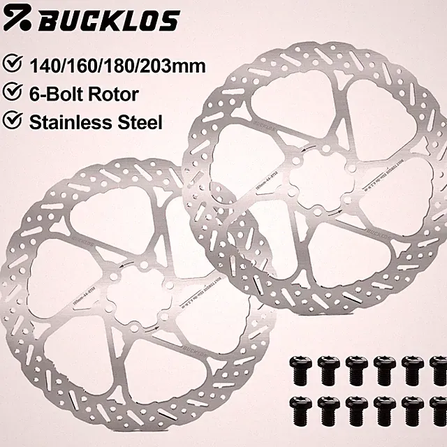 Bicycle Disc Brake Rotors Hydraulic 140/160/180/203mm Road Bike BMX For Shimano