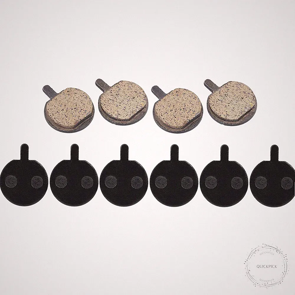 Bike Brake Pads Bicycle Disc Resin Brakes Pad Semi Metal Smooth Braking Low Nois