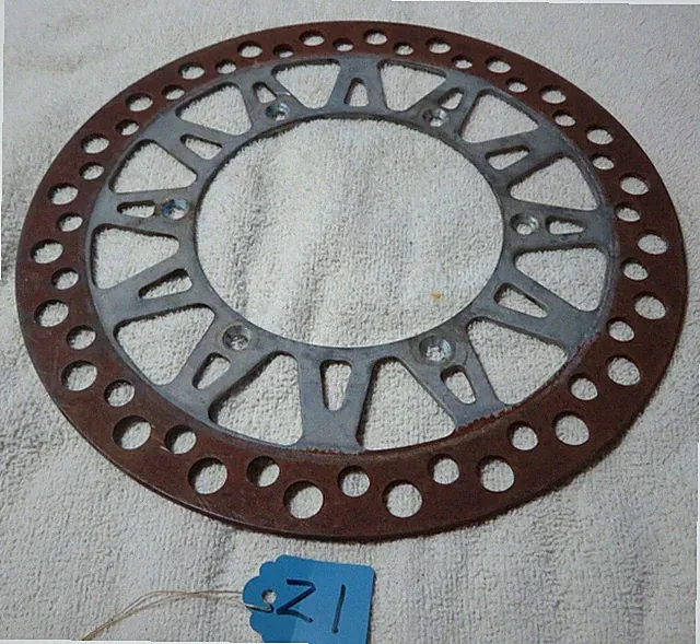 Bike Disc Brake Rotor 6 Bolt Steampunk Altered Robot Art Garage Decor