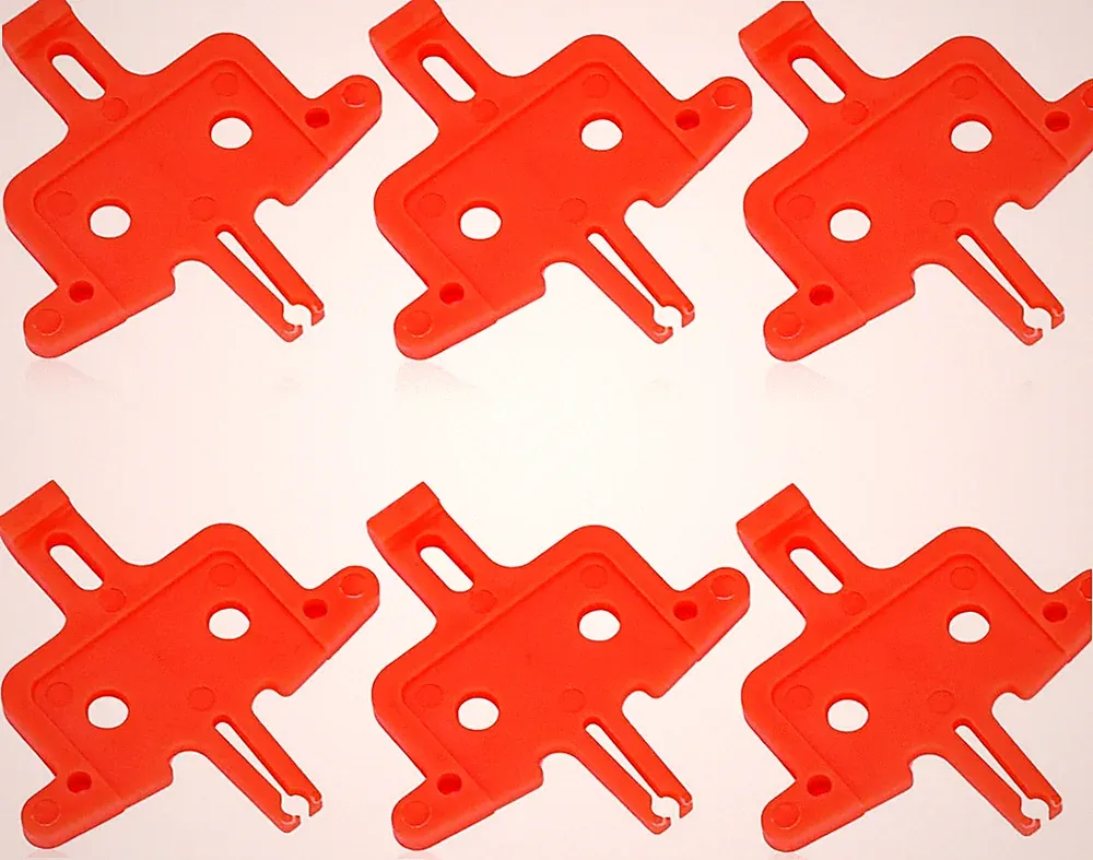 Bike Disc Brake Spacer Set, 6PCS Hydraulic Pad Spreaders for MTB & Road Bikes