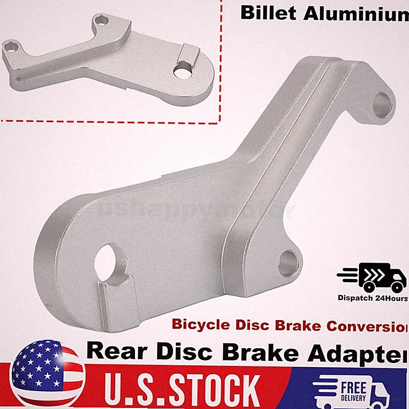 Billet Rear Disc Brake Adapter Caliper Bracket For Bicycle Disc Brake Conversion