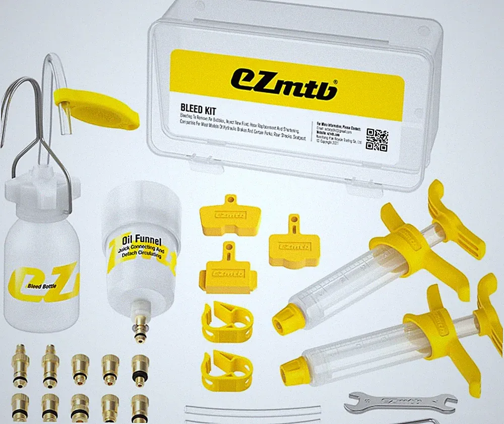 Brake Bleed Kit Bicycle Hydraulic Disc Brake Oil Mineral for Shimano, MAGURA