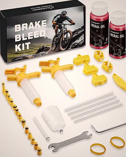 Brake Bleed Kit for Shimano, TEKTRO, TRP Hydraulic Disc Brakes. Mountain Bike Br