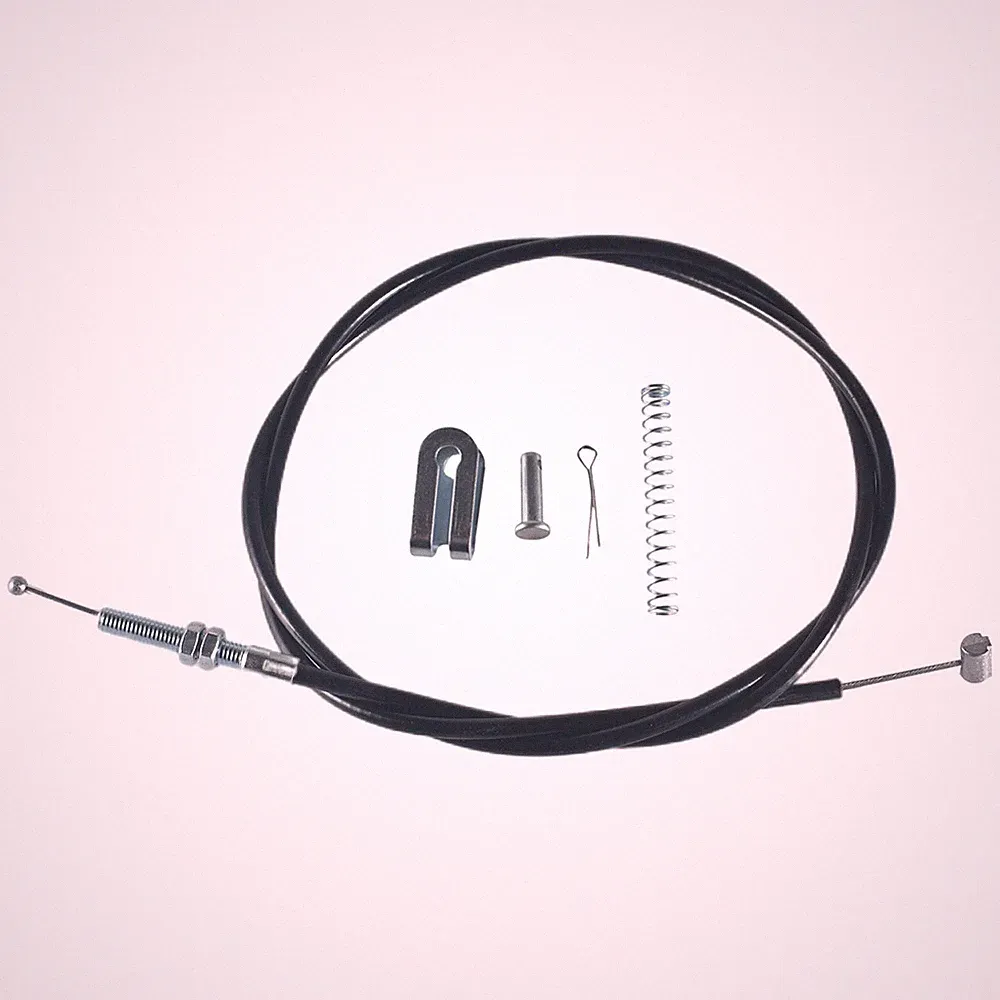Mini Bike DRIFT TRIKE Go Kart motorcycle disc BRAKE CABLE KIT 56" U CLAMP SPRING