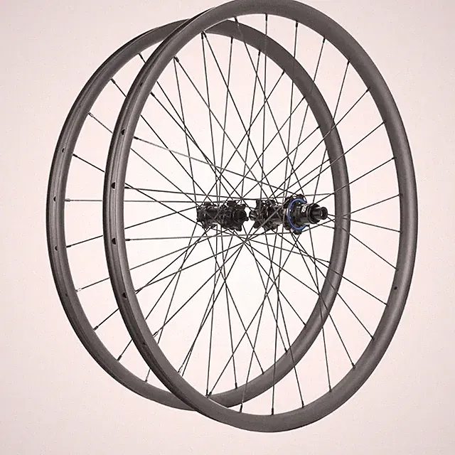 Carbon Fiber XC Cross Country MTB Bicycle Wheelset Tubeless Disc Brake