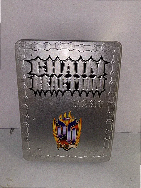 CHAIN REACTION Book 4-Disc DVD Box Set DH Mountain Bike Freeride Region 0 All