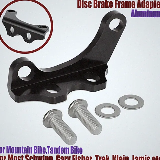 Disc Brake frame adapter Converts 22mm Hayes to I.S. 51mm For Most Schwinn Trek