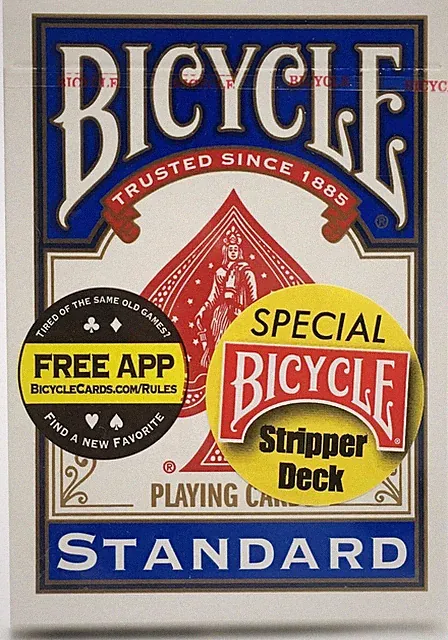 EDEN BICYCLE Playing Cards Stripper Deck Blue [Parallel Import] [E304]