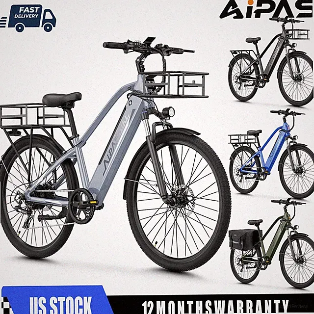 Electric Bike 26" 1100W 48V 28 MPH for Adults Tire E-Bicycle Commute