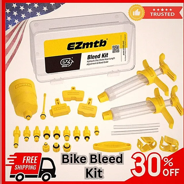EZmtb Bicycle Brake Bleed Kit Bicycle Bleeder Hydraulic Disc Brake Bleed Tool