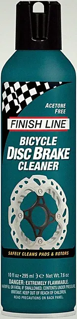 Finish Line Bicycle Disc Brake Cleaner – 10 oz Aerosol, Teal