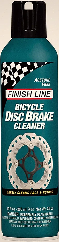 Finish Line Bicycle Disc Brake Cleaner 10oz Aerosol for Disc Brake Rotors & Pads