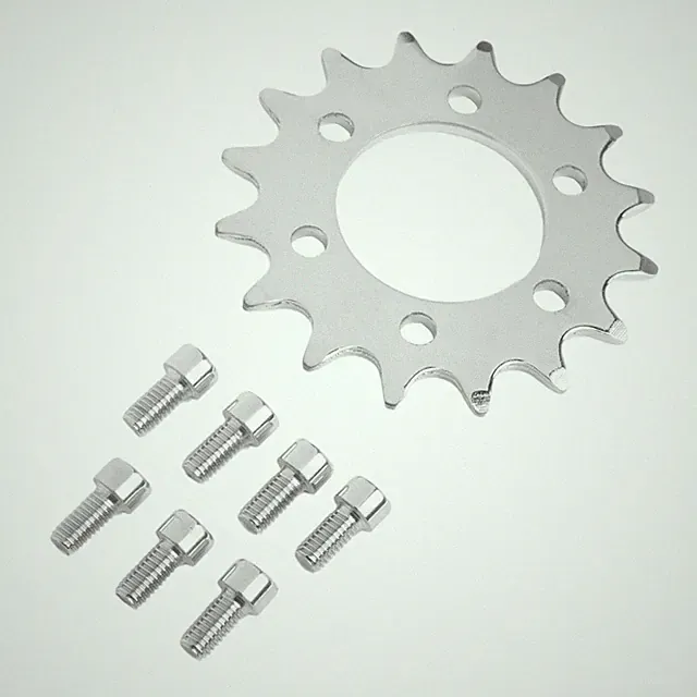 For Bicycle Disc Brake Mount 16T Fixed Gear Chain Wheel for Electric Bike