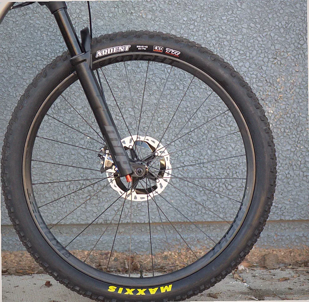 PAIR (2) Knight Carbon I30 RimS - 29", Disc, Tubeless, 28H MTB RIM BLACK LOGO