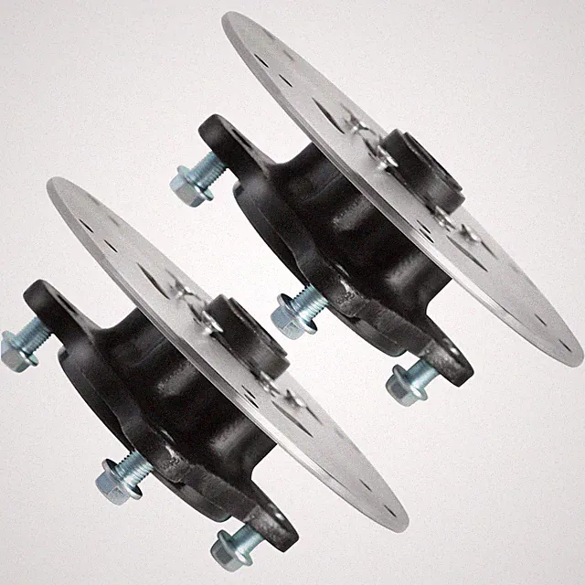 Pair Front Rear 23T 4 Stud Wheel Rim Axle Hub 180mm Disc Rotor Trike Dirt Bike