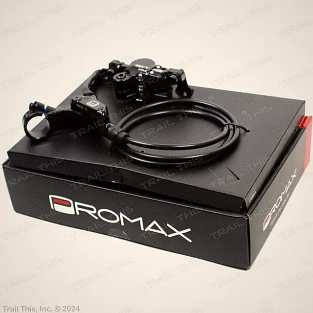 Promax Solve Hydraulic Bicycle Disc Brake and Lever Set Left/Front Post Mount