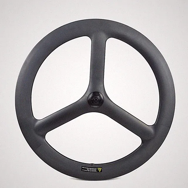 Road Bicycle 24inch 507 3 Spoke Carbon Front Recumbent Bike Wheel Rim Brake