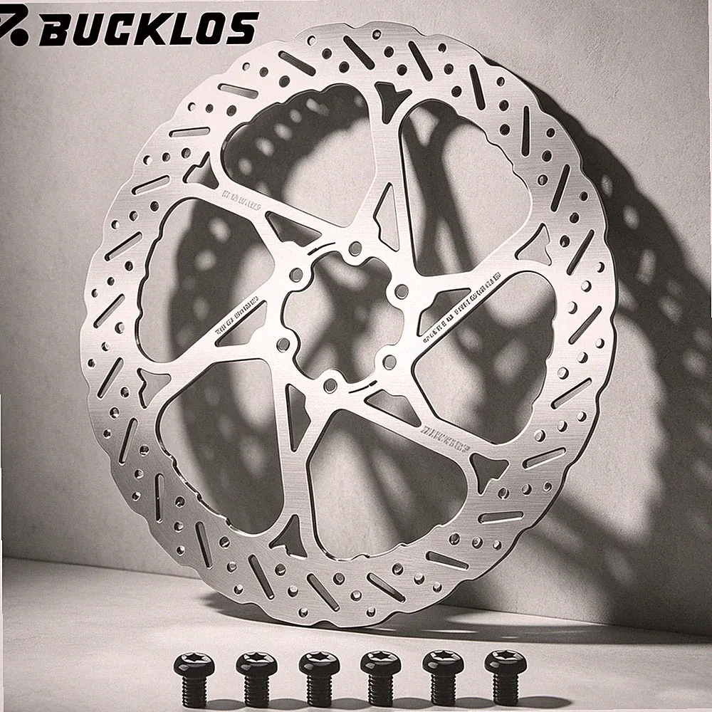 Road Bike Hydraulic Brake Disc Rotor 140/160/180/203mm Front Rear Rotor 6 Bolts