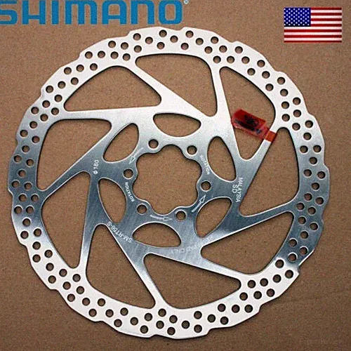 RT56 SHIMANO Bicycle MTB 160mm Rotors Bike Disc Brake Rotor + 6 Bolts US