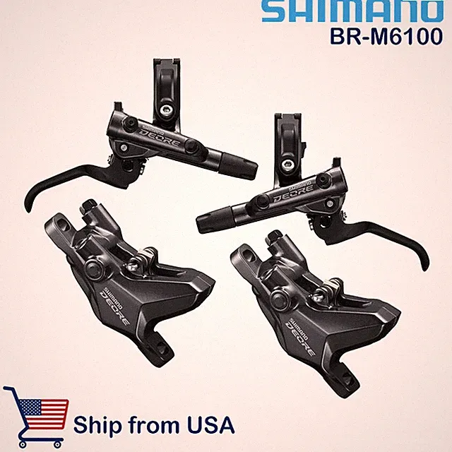 SHIMANO DEORE BR-BL-M6100 Bike MTB Hydraulic Disc Brake Set F&R J05A