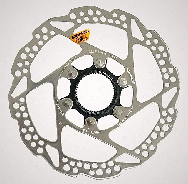 Shimano Deore SM-RT54-S CL Disc Brake Rotor 160mm Road City Bike eBike MTB Steel