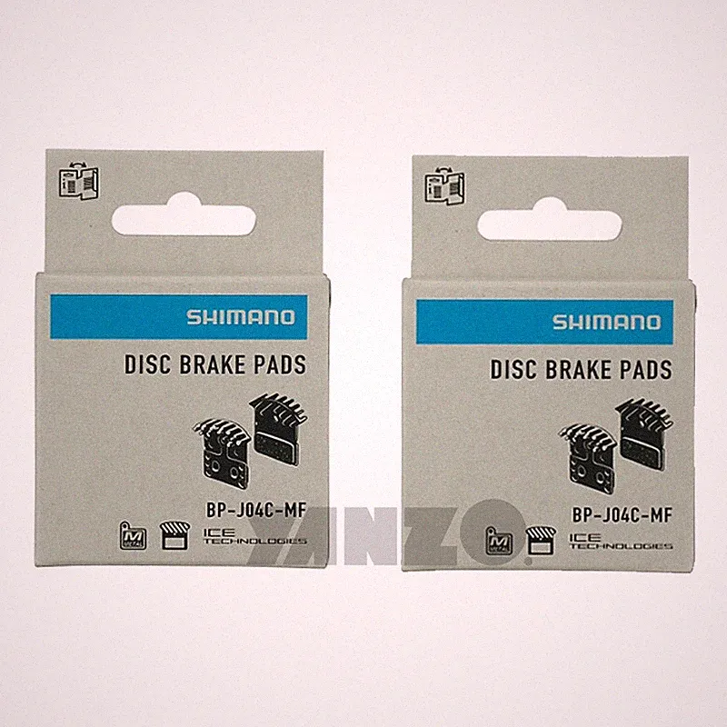 Shimano J04C Metal Bike Disc Brake Pads for SLX XTR XT ICE Tech Cooling Fin