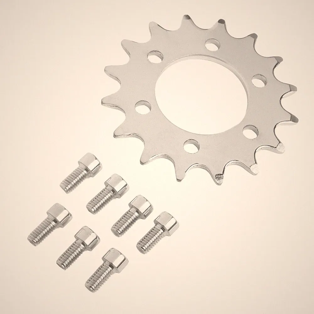 Strong Steel Fixed Gear Sprocket 16 Teeth Bolt On for Bicycle Disc Brake