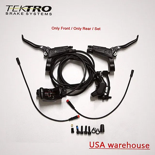 Tektro HD-E3940 E-bike 4-Piston Hydraulic Brake Electric Power Control 2pin