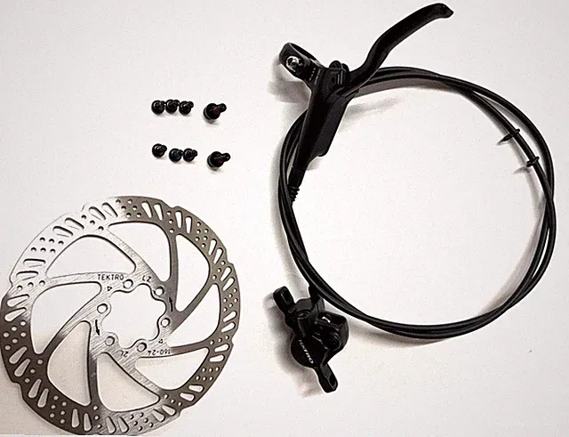 Tektro HD-M285 Hydraulic MTB Rear Bike Disc Brake Set 1370mm + 160mm Rotor
