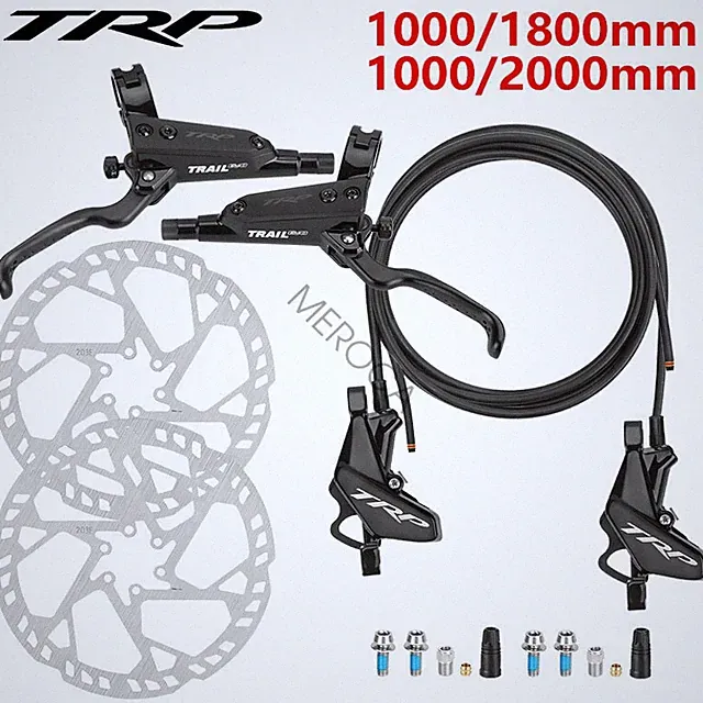 TRP HD-M843 Hydraulic Disc Brakes Front & Rear Set + 2.3mm Rotors MTB/DH/Enduro