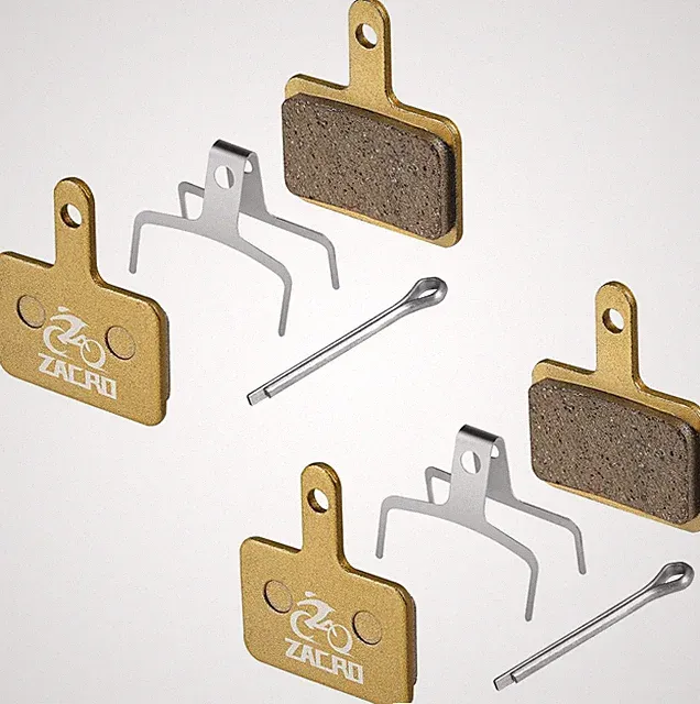 Zacro Bike Brake Pads,Bicycle Disc Pads Fit for Tektro 2 Pairs, Brown